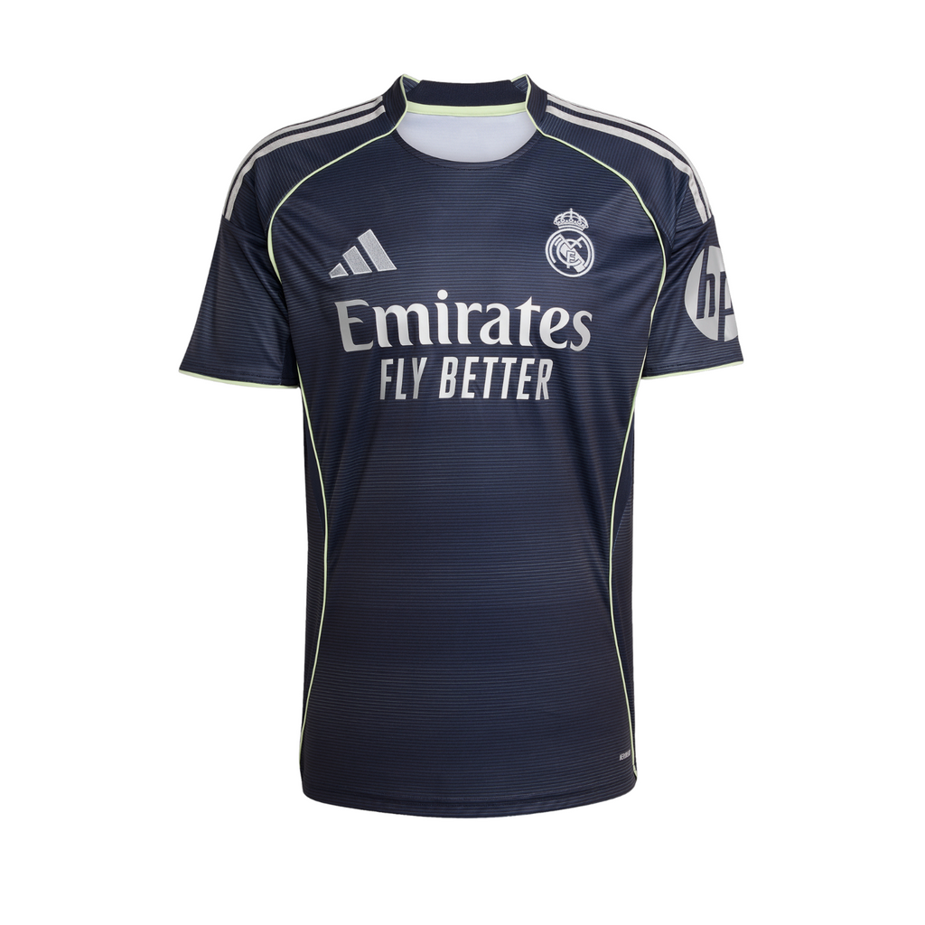 adidas Real Madrid 25/26 Stadium Away Soccer Jersey - Men's Football Shirt