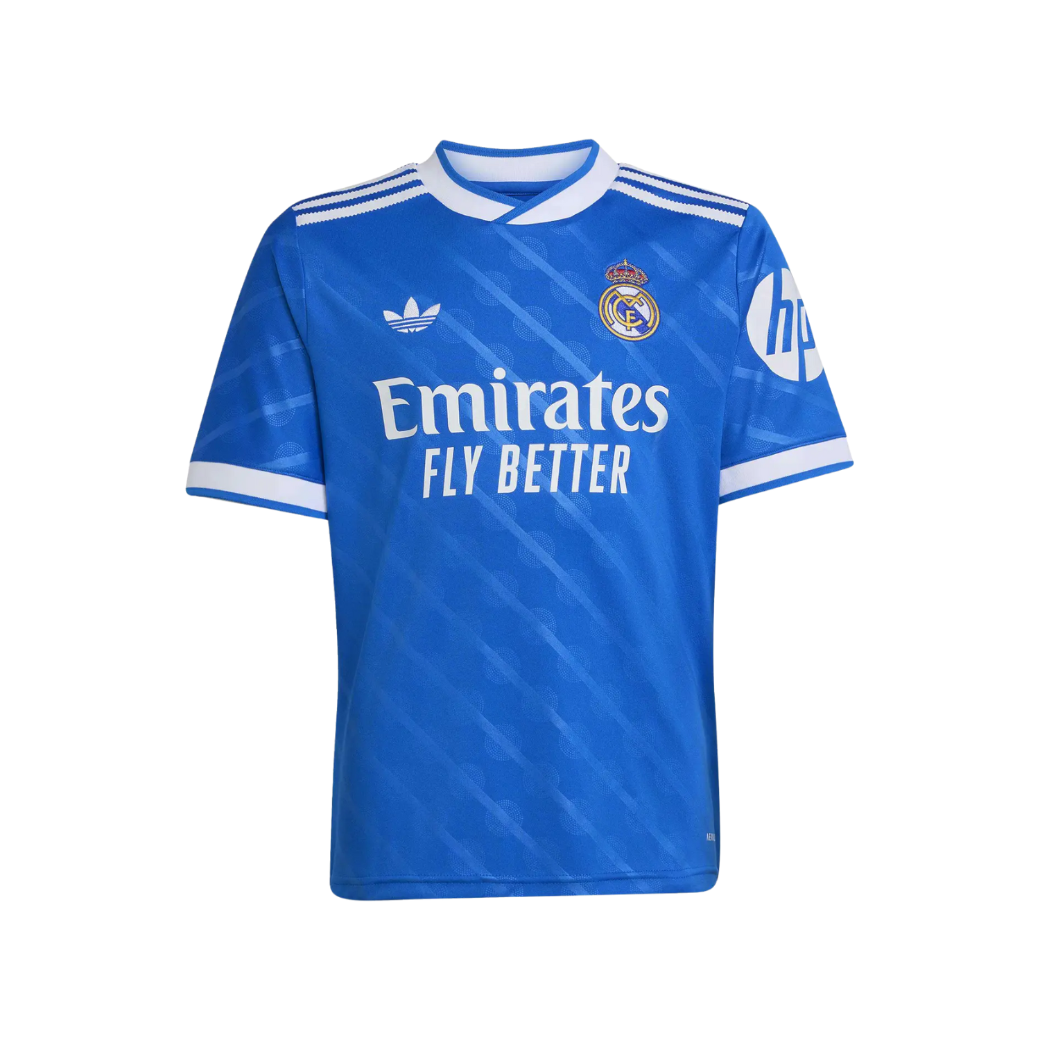 Real Madrid Youth Third Soccer Jersey 25/26 - Blue with Moisture-Wicking AEROREADY