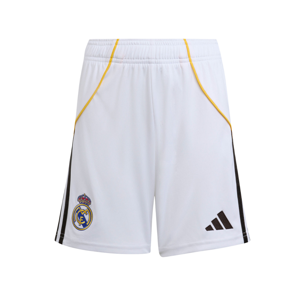 Real Madrid Youth Home 25/26 Soccer Kit - Jersey, Shorts & Socks, White, AEROREADY Fabric