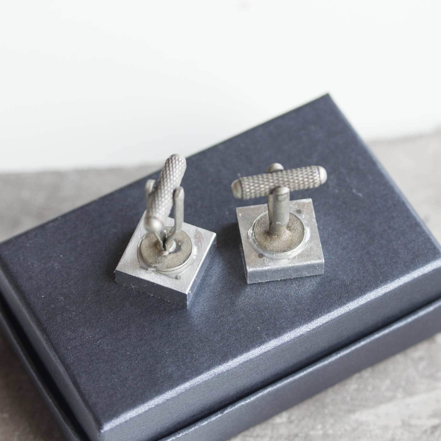 Recycled Computer Cufflinks – Handmade from MSI Radiator Components