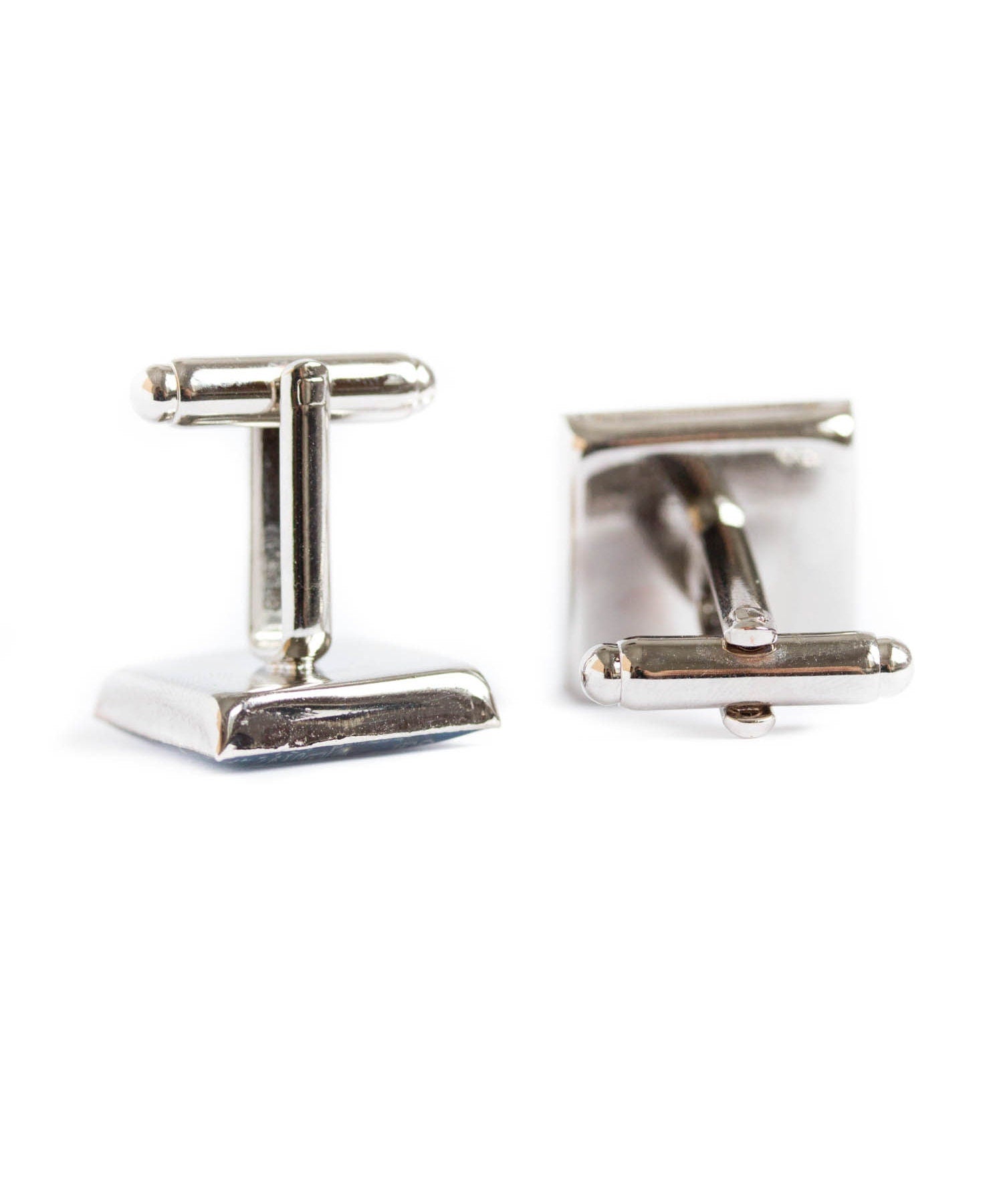 Black and Copper Circuit Board Cufflinks – Handmade Recycled Tech Jewelry with Palladium Finish